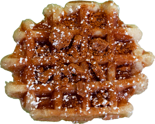 Maple Syrup Speculoos Crumbs Express Waffle
